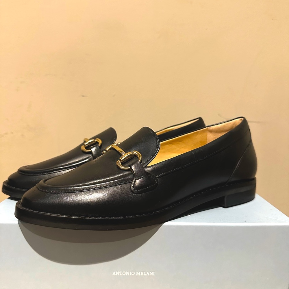 Antonio Melani Leather Loafers